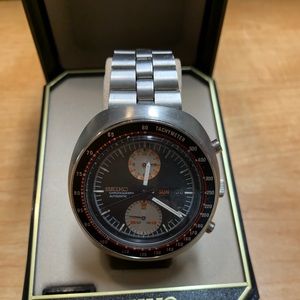 *Vintage Seiko6138-0017UFO Chronograph Men's Watch*